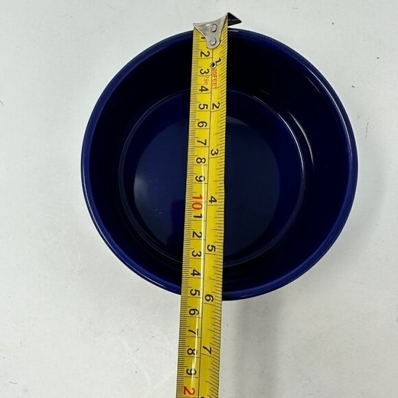 Rae Dunn NOSH Pet Bowl Ceramic Blue Artisan Collection By Magenta Dog Cat Gift - Picture 7 of 11